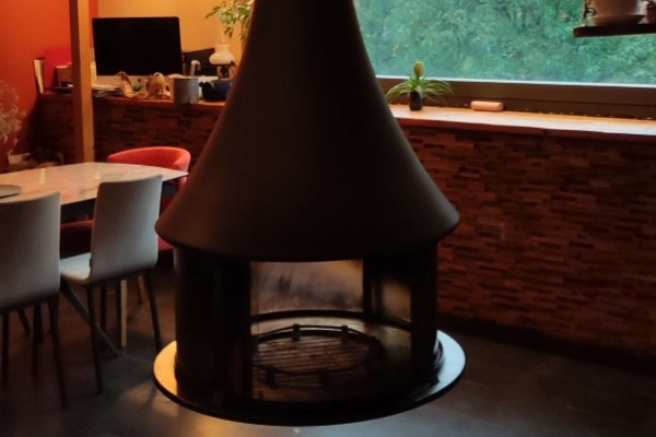 Habillage cheminée souffle divin